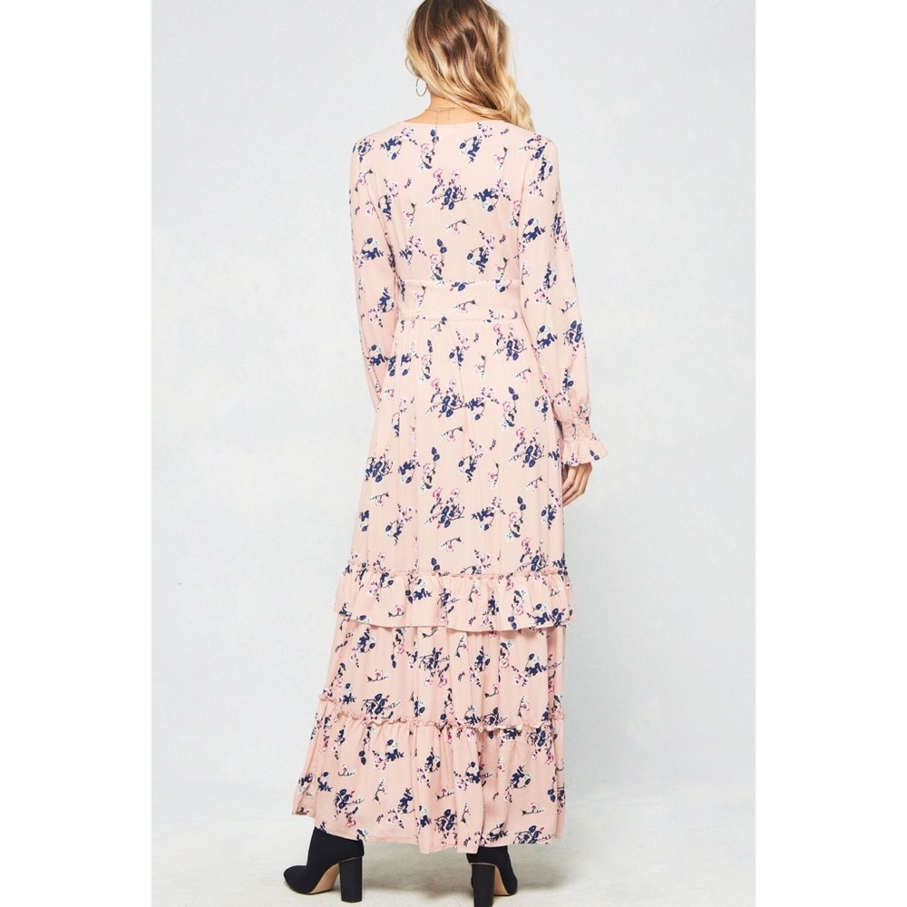 Dress Me In Flowers Maxi Dress, Blush - Picture 7 of 7
